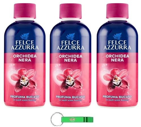 Felce Azzurra Profumatore per Bucato Orchidea Nera – Profumatore per la casa 220 ml + portachiavi Beni Culinari