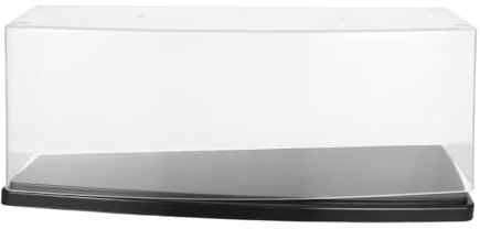 LIFKICH Puppenvitrine Durchsichtig Displaybox Für Modellautos Figuren Sammlerstücke Stabiler Ständer Organizer Für Hobby Und Home-Office-dekor