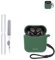 Funda protectora de silicona para auriculares Bluetooth Tozo T6, duradera y respetuosa con el medio ambiente, con agujeros precisos y compatibilidad de carga, color gris
