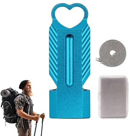 Safety Survival Hisson Aluminum Safety Whistle Double Tube Survival Strident Strong Lanyard for Kayaking Rescue Lifeguard Signage Outdoor Hiking Hunting