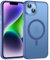 Knrlqim Magnetica Cover per iPhone 14 Plus 6.7[Compatibile con MagSafe] Custodia Traslucida Matte Hard PC, Ultra Sottile TPU Antiurto Anti-Graffio Protettiva Case per Apple iPhone 14 Plus,blu