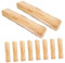 Gatuida Madera Partida para Chimenea 10 Troncos Falsos Decorativos Ideal para Decoración De Interiores