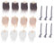 HONITANO 1 Set DIY Gnome Beard Pre Cut Fluffy Faux Material with Braids for Crafting for Cosplay Parties and Decorative Projects Includes and Options