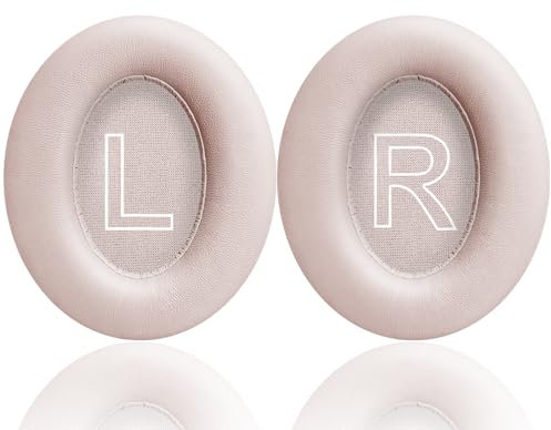 Replacement Ear Pads for Anker Soundcore Life Q20/Q20BT/Q20+ Headphones Accessories, Soundcore by Anker Life Q20 Headphones Earpads with Soft Memory Foam and Protein Leather-Pink