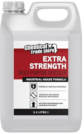 Chemical Trade Store – Multi Purpose Descaler – 2.5L – Lactic Acid-Based Liquid – Eco-Conscious Limescale Remover – For Kettles – Coffee Machines – Irons – Showerheads – Bulk Cleaning Solution