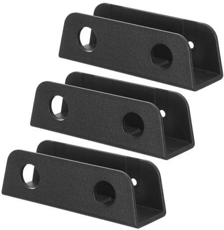 OSOLADY 1 set di supporti da parete per bilancia da cucina con adesivo e viti - Supporto in plastica antiscivolo per dispensa o sotto il lavello - Porta bilancia da caffè e alimenti per armadietti