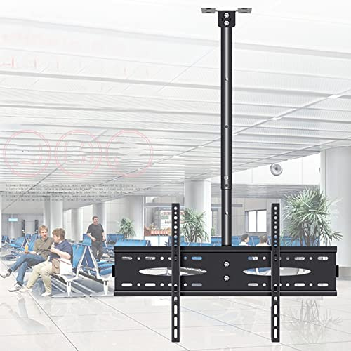 Universal TV Stand & Ceiling Mount - Adjustable 30° Tilt & Swivel Bracket for 40-60 Inch TVs - Versatile Wall & Ceiling Installat (Size: 1m)