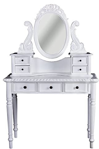 Vintage Schminktisch Boudoir Frisiertisch Weiss Toilettentisch Shabby Palazzo Exklusiv