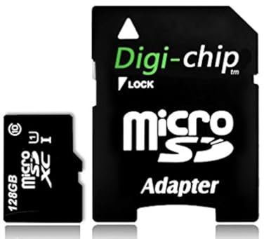 Digi-Chip 128GB Micro-SD-Speicherkarte UHS-1 High Speed für Sony Xperia XZ, XZ2, XZ3, Xperia XA1, XA2, X Compact, Xperia XZs, Xperia L1, L2 Smartphones