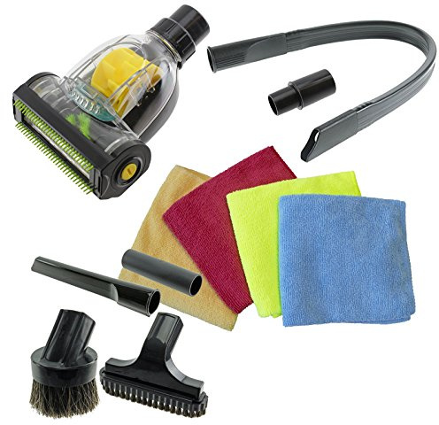 SPARES2GO Car Valet Turbo Floor Brush Crevice Upholstery Tool Kit for Karcher Vacuum Cleaner (32mm / 35mm)