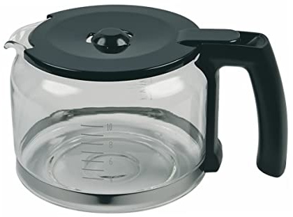 Glaskanne Kaffeekanne Kanne Kaffeekrug transparent schwarz ORIGINAL AEG Electrolux 4055192548 Filterkaffeemaschine Kaffeemaschine Kaffeeautomat eingesetzt in KAM300 EKAM300 uvm
