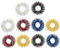 VOSAREA Akupressur Ring 10 er Set Fingerringe Massage Akupressurringe Yin und Yang Finger Anti Stress Ring Akupressur Ringe Finger Massagering Stressring