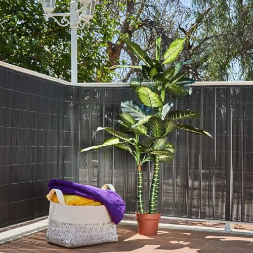 Mimbre Lop ECOLÓGICO Antracita 1,8X3 M