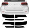 NDRUSH Verdunklungsfolie für Rücklicht, Vinyl, vorgeschnitten, Luftauslass-Rücklicht, kompatibel mit 2014–2020 Jeep Grand Cherokee