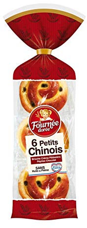LA FOURNEE DOREE - Petits Chinois Aux Pépites De Chocolat 300G - Lot De 4 - Offre Special