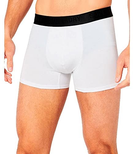 Superdry Boxer Multi Triple Pack, Noir/Gris/Aspect, M Homme