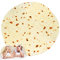 Riesige Burrito-Decke, 152.4 cm, realistische Essensneuheit, Tortilla-Decke, Überwurf für Erwachsene und Kinder, 300 g/m², flauschige Flanell-Plüschdecke, doppelseitig, für Bett, Picknick, Strand
