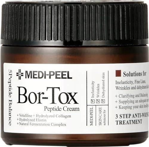 MEDI-PEEL Bor-Tox Peptide Cream - Crème correctrice unique des rides d'expression avec effet renforcé.