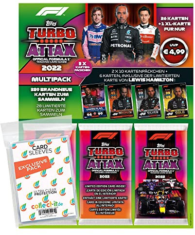 Topps - Turbo Attax Formel 1 2022-1 Multipack Grün