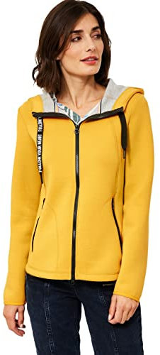 CECIL Damen B253496 Sweatjacke, Curry Yellow, M