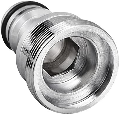 PATIKIL M28 Maschio Filo Giardino Flessibile Rapido Collegamento, Nickel Acqua Tubo Raccordo Connettori Adattatore