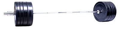 Ironman 140kg Olympic Bumper Weight Set with 86 Olympic Weight Bar