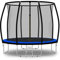 Baunsal® Trampolin Outdoor Ø 305 cm (FGIS) blau Komplettset Sprungmatte mit Netz und Leiter Gartentrampolin Outdoor Spielzeug Kinder Trampolin Kinder Outdoor Spielzeug Garten