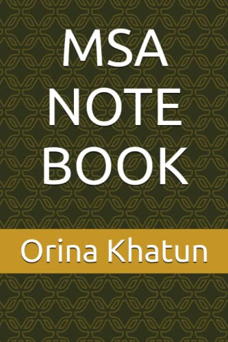 MSA NOTE BOOK