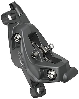 Sram Level Bronze Stealth Scheibenbremssattel Montage - vorne/hinten, Pfostenmontage, 4-Kolben, Dark Polar, C1