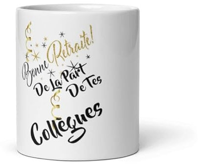 Générique pot à crayon humour collègue bonne retraite,retraite à offrir à un ami, collègue, famille, pour un anniversaire une fête ou tout simplement pour la joie d'offrir,
