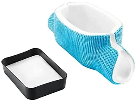 HOUSN Wasserzähler-Wickel-Isolierabdeckung, Quadratisch, Abnehmbare Ventilabdeckung, Außenwasserzähler, Frostschutzmittel, Sonnenschutz, Dicke Isolierung, Baumwolle 1 Stück,Blau,1pc