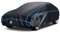 Holthly Bâche Voiture Anti-grêle Étanche, Housse de Protection Extérieur Contre Pluie Soleil Poussière pour Berline 470 à 490 cm. 3XL