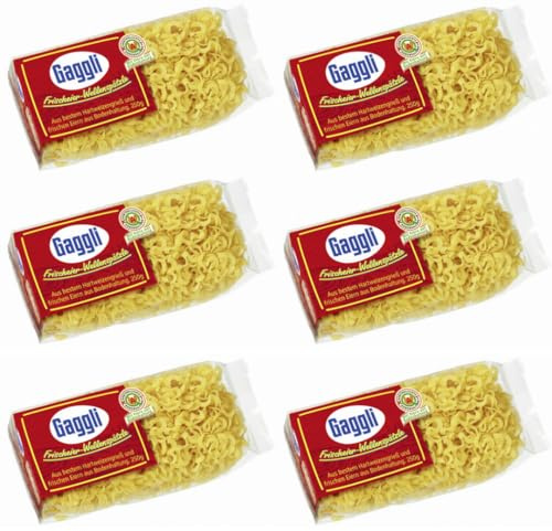 Gaggli Frischeier-Wellenspätzle Pasta Nudeln 250 gramm x 6 Stück