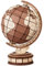ROBOTIME 3D Puzzle Holz Globus Modellbausatz Erwachsene, Holzpuzzle Modellbau Bausatz Holzbausatz Büro Schreibtisch Deko Geschenke für Erwachsene und Kinder