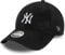 New Era 9Forty Damen Sherpa Cap - Cosy NY Yankees schwarz