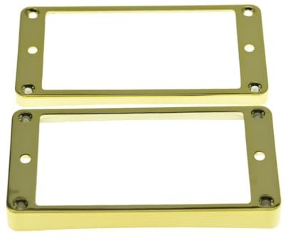 KAISH Lot de 2 anneaux de micro Humbucker dorés incurvés pour Epiphone Les Paul