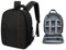 Yolispa Sac à dos pour appareil photo reflex numérique - Étanche - Avec housse de pluie Sac à Bandoulière Pour Apparei DSLR Appareil photo et objectifs et accessoires