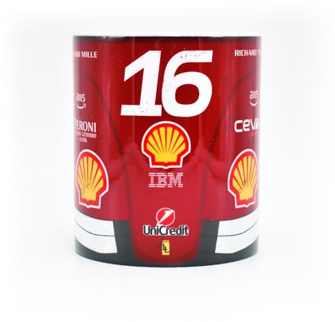 Leclerc #16 2025 Tasse – Formel Racing – SF – Cars – One – Charles – Hamilton – Geschenkideen – Kaffee- und Teetasse – 300 ml – Merch – Souvenir – Home Office Dekor – lustige Fans – Scuderia Red