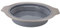 aqxreight Moule à Gâteau Rond Pliable en Silicone à Dégagement Rapide pour Gâteau étagé, Gâteau au Fromage, Gâteau Mousseline, Diamètre Intérieur de 22 Cm, Facile à Nettoyer (GRAY)