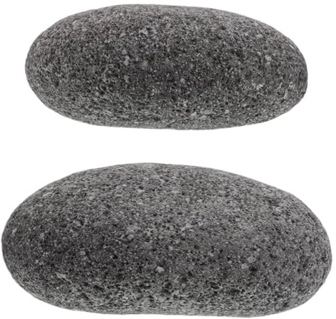 EPIGEIST Saunasteine Vulkanische Natursteine 1 Kg für Saunaofen und Dampfbad Wärmespeichernde Saunasteine für Trocken und Nasssauna Wellness Spa Zubehör