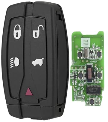 For Land Rover Freelander 2 5 Button 433MHz Remote Key Fob ID46 Chip | For Land Rover Freelander 2 2007-2015; ID46 Chip, 433MHz Frequency, 5 Function Buttons, Replacement Car Remote Fob