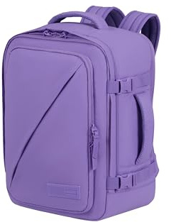 American Tourister Rucksack Reisetasche mit Laptopfach Take2Cabin Casual Backpack Puff 26,5L Purple Pulse violett