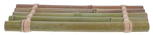 WEKADRIN Décoration Aquarium Bambou 35 Cm X 10-14 Cm, Tapis en Bambou Naturel pour Ornement Cascade, Accessoire DIY pour Séparateur et Décor Aquariophilie, Adapté Fontaine et Bassin