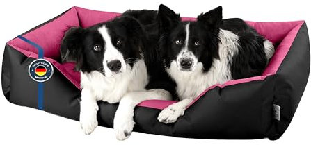 BedDog Hundebett XXL - Hundekissen - Hundekorb - Hundecouch - Hundesofa - Bezug abziehbar, Waschbar, für Mittel-Große Hunde