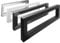 Natural Goods Berlin 2x Wand-Konsole RECHTECK | Waschtisch-Halterung stabil | Einfache Wand-Montage | Regal-Halter aus Metall in Schwarz | Konsolen-Träger für Waschbecken & Wand-Regal | 450 mm