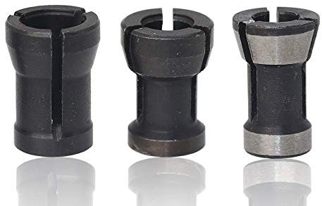 Toolstar CNC Router Collet, Alloy Collet Chuck Adapter Ersatz Driver Adapter Konverter Tool für Trimming Maschine (1 Stück)