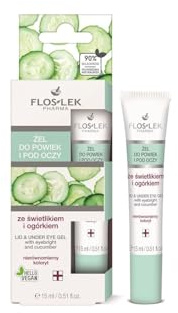 Floslek Pharma Augen- und Unteraugen-Gel mit Eyebright und Gurke, 15 ml