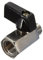 Senmubery Chrome Brass 1/4inch Bsp Ball Valve Threads Tap Male to Female Air Compressor Hose