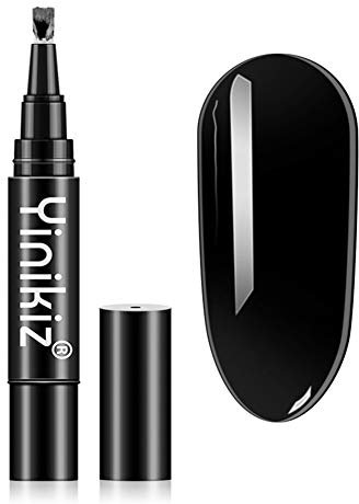 Uposao Nagellackstift, 3 in 1 Nagellack Stift One Step UV Nagellack UV Gel Nagelgel Nail Polish LED Gel Nagellack Pen Soak off Gel Ideal für zu Hause und Professionelle Maniküre