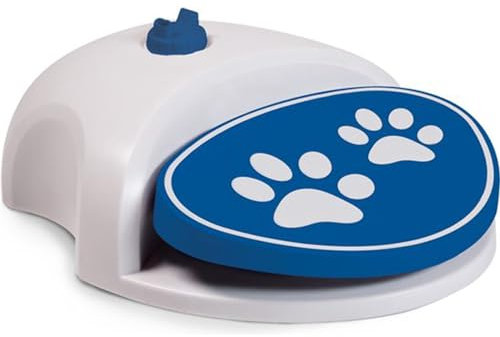 CoolPets Splash Water Fountain - Wasserspaß für Haustiere - Lieferung mit Zwei Düsen - Trinkwasser für Hunde - Trinkbrunnen für Haustiere - Blau